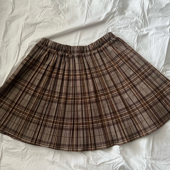 Dresses & Skirts - Plaid Brown Women's Schoolgirl Skirt